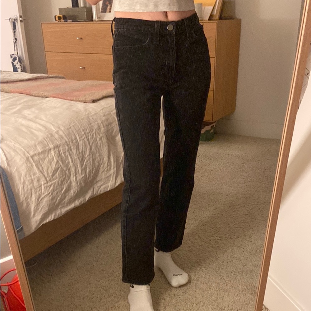 Black High-Waisted Jeans